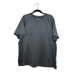 BCG Men’s Large Gray Short Sleeve Active Shirt Outerwear Activewear